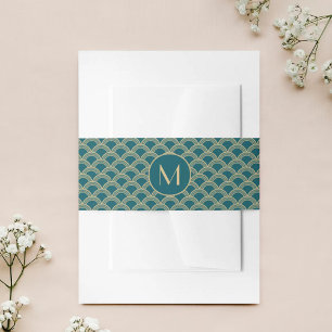Cintas Para Invitaciones Colección de Bodas Art Decó de los años 20