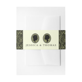 Cintas Para Invitaciones Colección de Bodas de Silhouette Art Deco