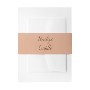 Cintas Para Invitaciones Color profesional moderno simple llano Tumbleweed