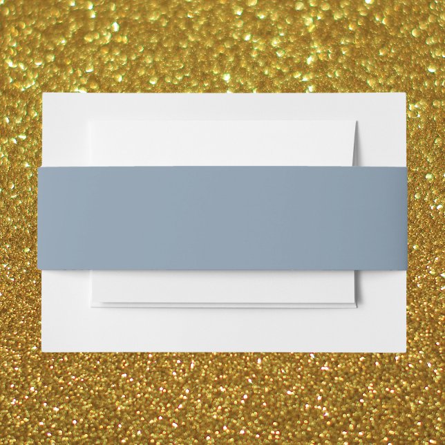 Cintas Para Invitaciones Color sólido azul turbio (Subido por el creador)