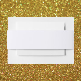 Cintas Para Invitaciones Color sólido blanco