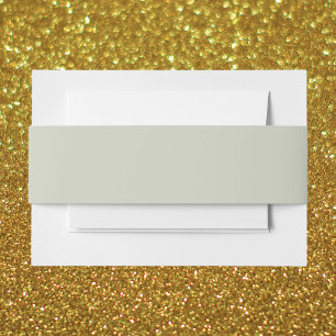 Cintas Para Invitaciones Color sólido del sabio blanco