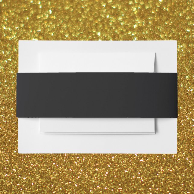 Cintas Para Invitaciones Color sólido negro (Subido por el creador)