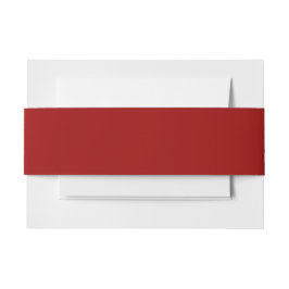 Cintas Para Invitaciones Color sólido rojo Crimson