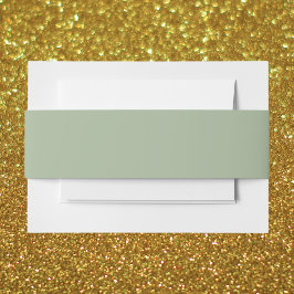 Cintas Para Invitaciones Color sólido verde Laurel