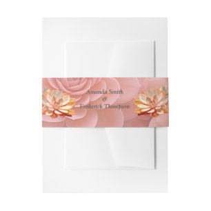 Cintas Para Invitaciones Colores exitosos de Apricot Crush