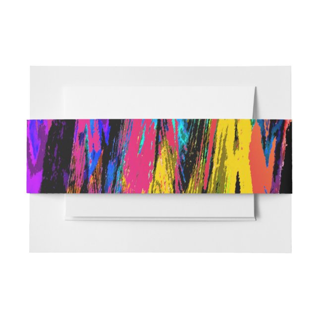 Cintas Para Invitaciones Colores mezclados (Anverso Ejemplo)