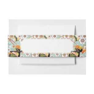 Cintas Para Invitaciones Comida japonesa: Modelo 4 del sushi