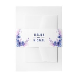 Cintas Para Invitaciones 💍Con los nombres Cornflower Reverie