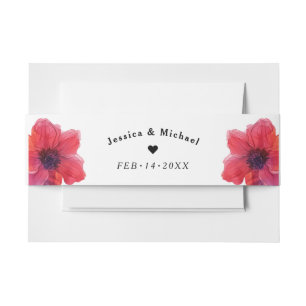 Cintas Para Invitaciones Con nombres Anemone Dreamscape Wedding