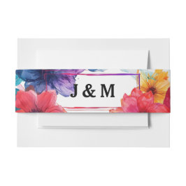 Cintas Para Invitaciones Con nombres Anemone Dreamscape Wedding