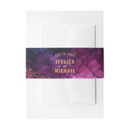 Cintas Para Invitaciones Con nombres Elegancia Celestial Sinfonía de Mármol