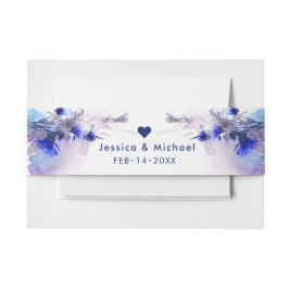 Cintas Para Invitaciones 💍Con nombres y fecha Cornflower Reverie