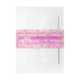 Cintas Para Invitaciones Conejito Rosa Adorable