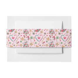 Cintas Para Invitaciones Cookies y caramelos de Navidades divertidos