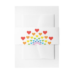 Cintas Para Invitaciones Corazones alrededor de corazones