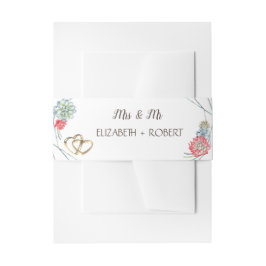 Cintas Para Invitaciones Corazones de suculentos rojos del desierto de acua