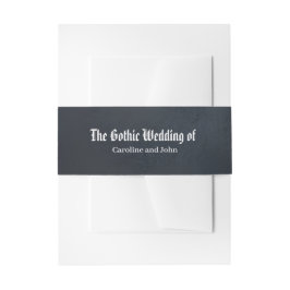 Cintas Para Invitaciones Corazones salvajes, votos eternos. 