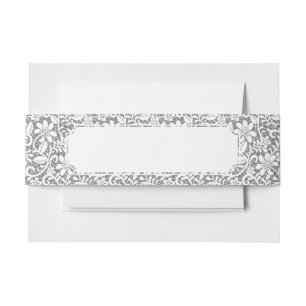 Cintas Para Invitaciones Cordón blanco 1