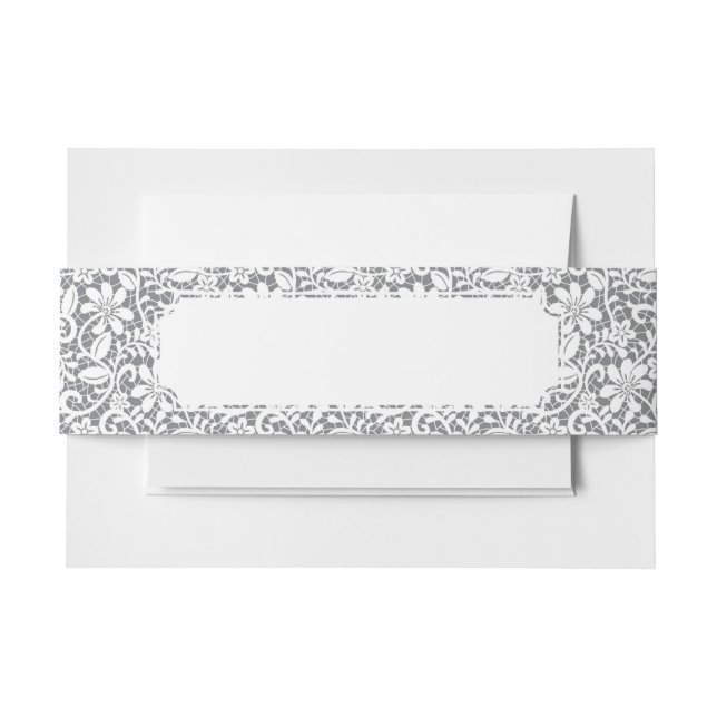 Cintas Para Invitaciones Cordón blanco 1 (Anverso Ejemplo)