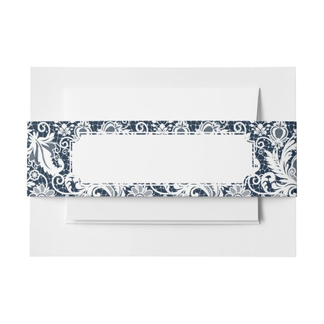 Cintas Para Invitaciones Cordón blanco 2 (Anverso Ejemplo)