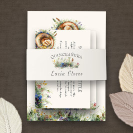 Cintas Para Invitaciones Cowgirl Rustic Elegance Quinceanera