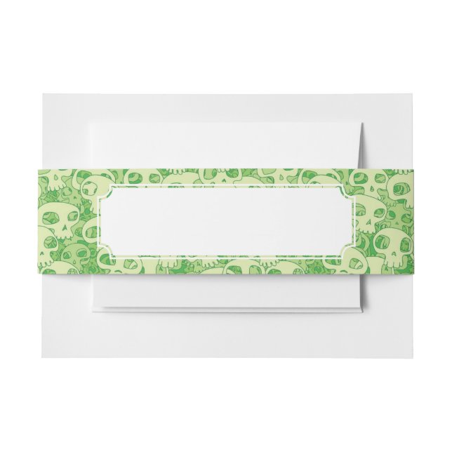 Cintas Para Invitaciones Cráneos frescos (Anverso Ejemplo)