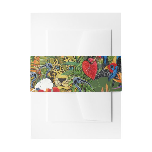 Cintas Para Invitaciones Creación Salvaje (Anverso Ejemplo)