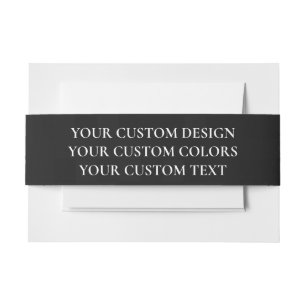 Cintas Para Invitaciones Crear su propio personal