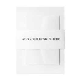 Cintas Para Invitaciones Create Your Own Invitation Belly Band