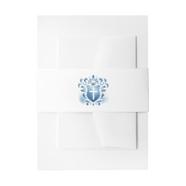 Cintas Para Invitaciones Crest y Cruz Azul Polvoriento