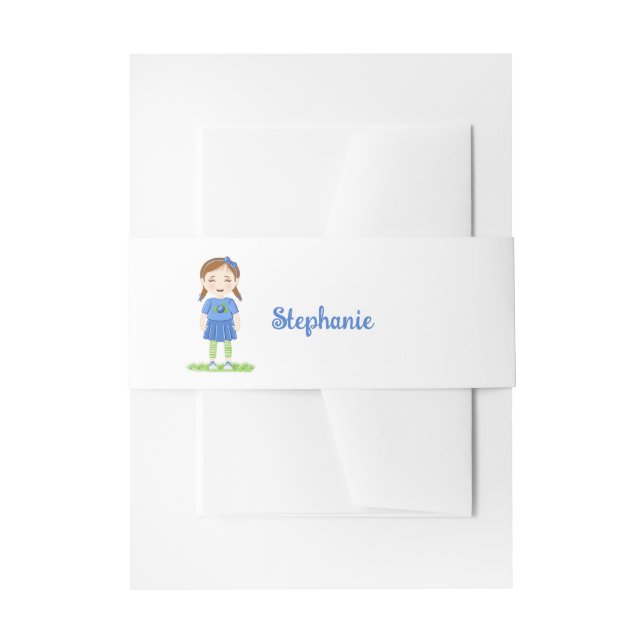 Cintas Para Invitaciones Cumpleaños del Blueberry (Anverso Ejemplo)