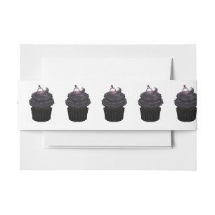 Cintas Para Invitaciones Cupcake de compromiso dulce