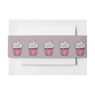 Cintas Para Invitaciones Cupcake de Propuesta Dulce