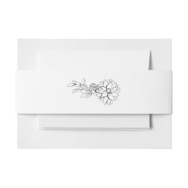 Cintas Para Invitaciones Dahlia Belly Band