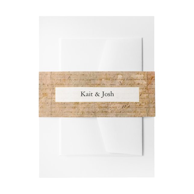 Cintas Para Invitaciones Declaración de Independencia 📜 1776 (Anverso Ejemplo)