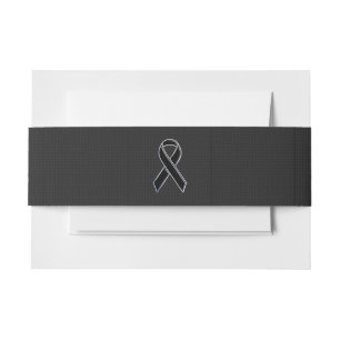 Cintas Para Invitaciones Decoración de la conciencia de la cinta negra de e