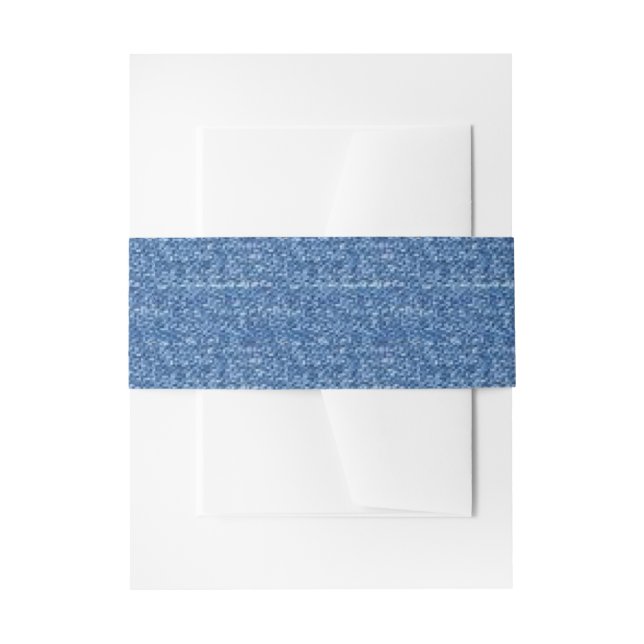 Cintas Para Invitaciones Denim (Anverso Ejemplo)