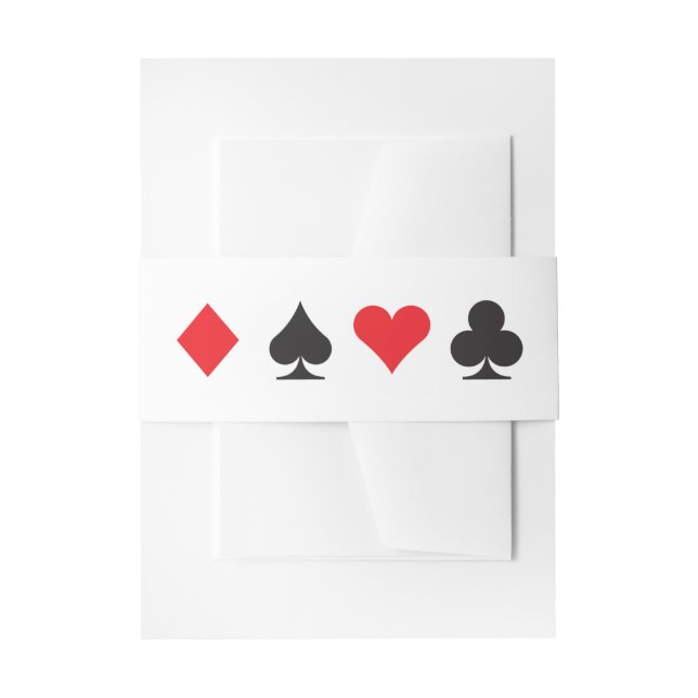 Cintas Para Invitaciones Destiny Las Vegas Wedding Invitation Bellyband (Anverso Ejemplo)