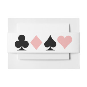 Cintas Para Invitaciones Destiny Las Vegas Wedding Invitation Bellyband