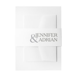 Cintas Para Invitaciones Detalles de Boda Gris Granito Boda Moderna