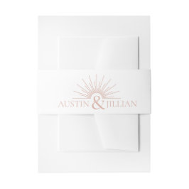 Cintas Para Invitaciones Detalles de Boda Invitación de Boda Moderna Vientr