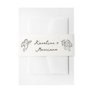Cintas Para Invitaciones Dibujos de boda caprichosos a mano