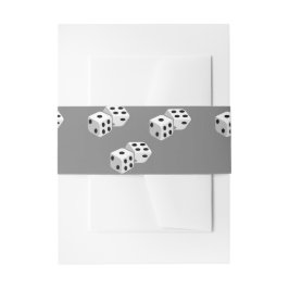 Cintas Para Invitaciones Dices en gris