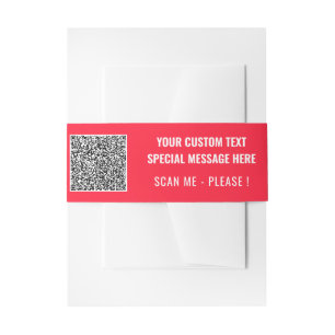 Cintas Para Invitaciones Diseñar su propio texto de Personalizado de banda 