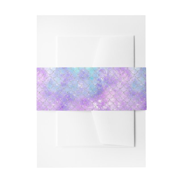 Cintas Para Invitaciones Diseño de la serie de galaxias de sirena 11 (Anverso Ejemplo)