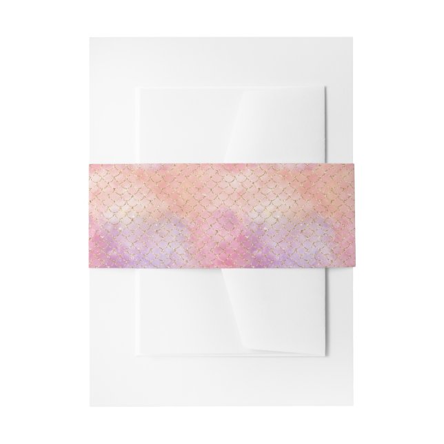 Cintas Para Invitaciones Diseño de la serie de galaxias de sirena 12 (Anverso Ejemplo)