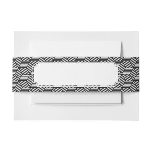 Cintas Para Invitaciones Diseño geométrico del arte del modelo