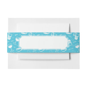 Cintas Para Invitaciones Diversas bebidas