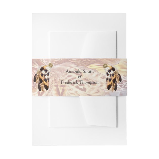 Cintas Para Invitaciones Dream Catcher (Anverso Ejemplo)